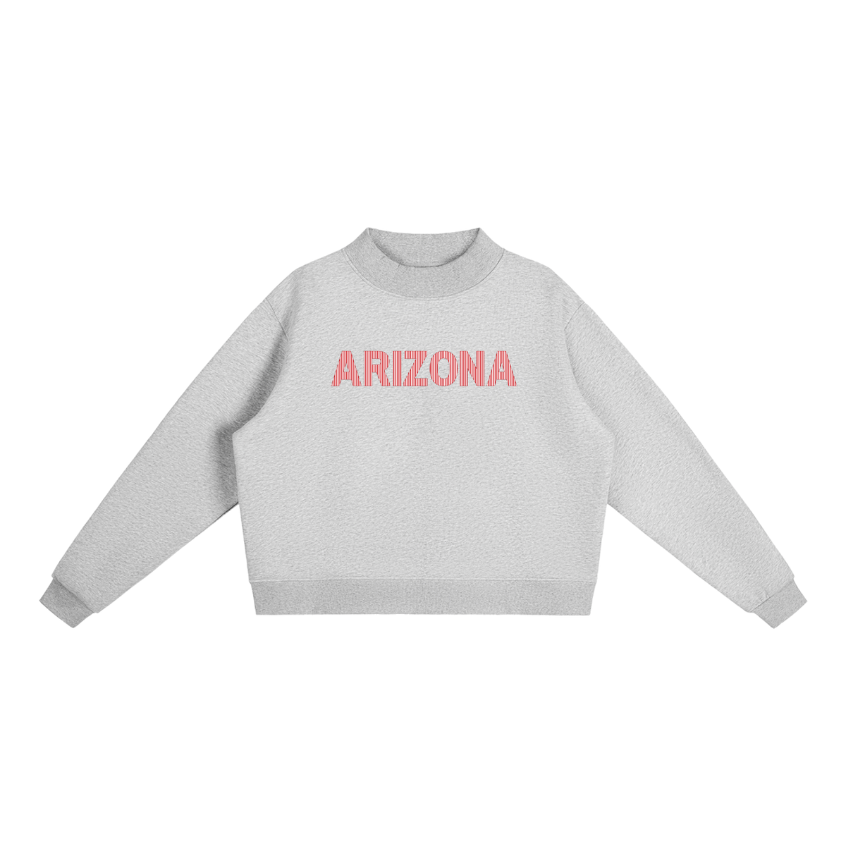 Striped Arizona Mock-Neck
