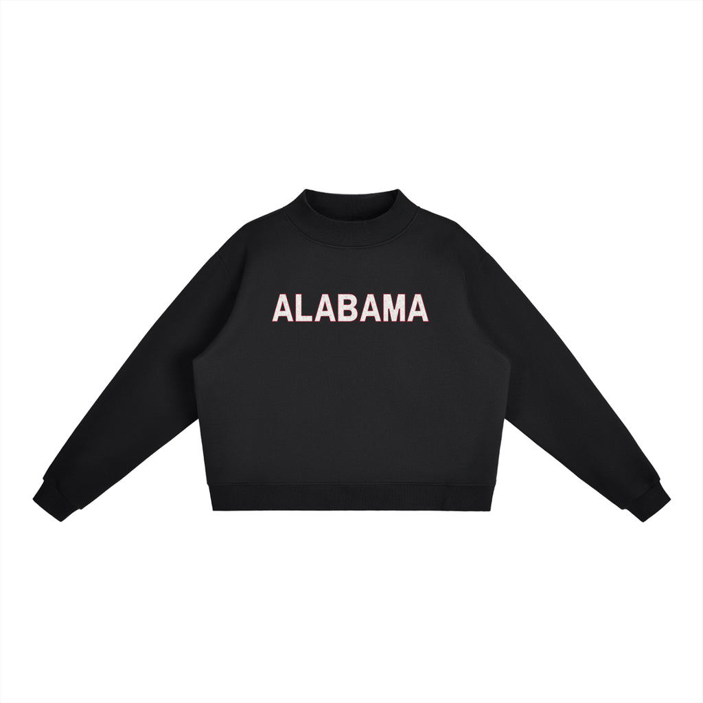 Camo Mock Neck