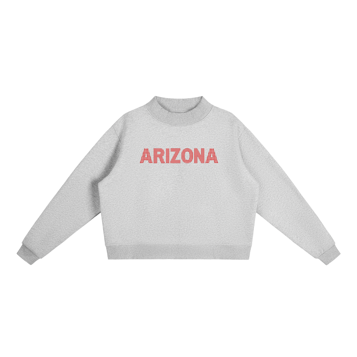 Arizona Gingham Mock Neck