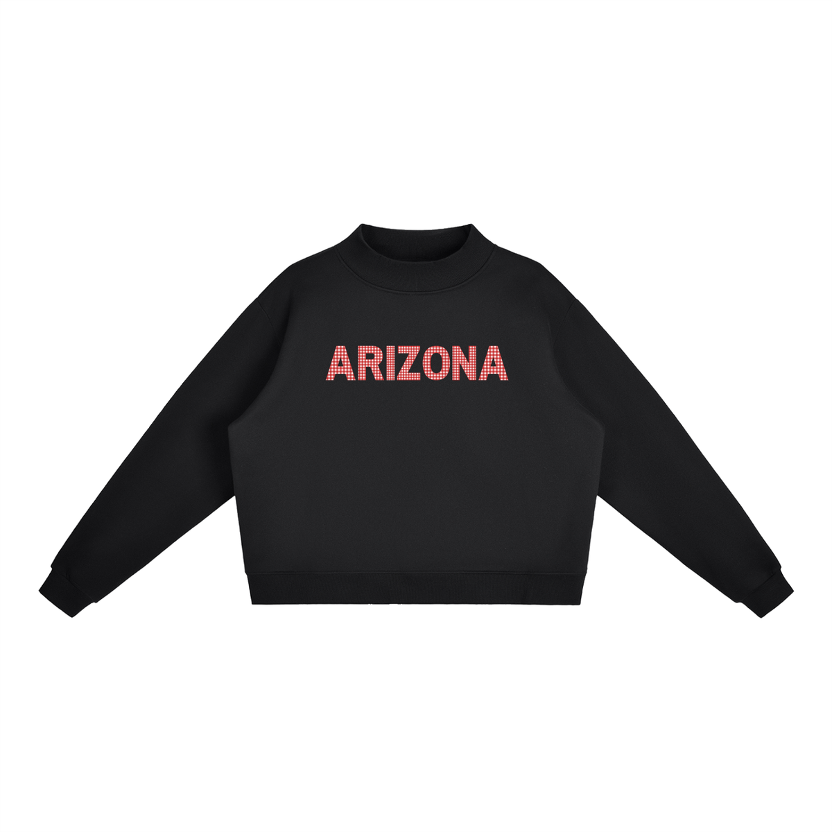 Arizona Gingham Mock Neck