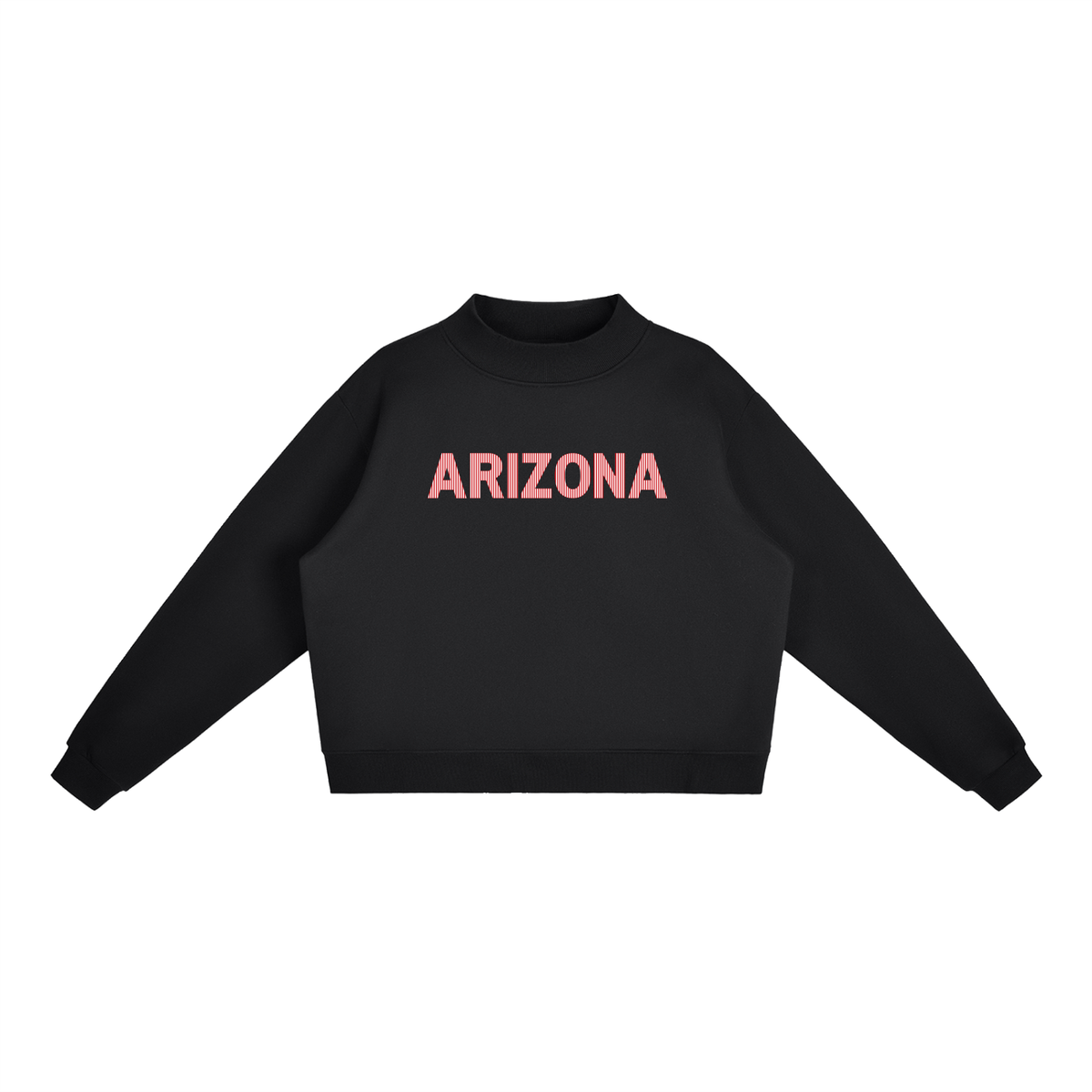 Striped Arizona Mock-Neck