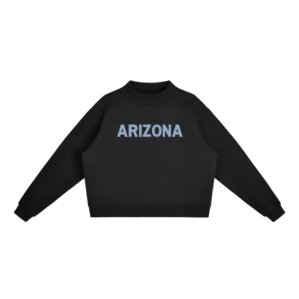 Striped Arizona Mock-Neck