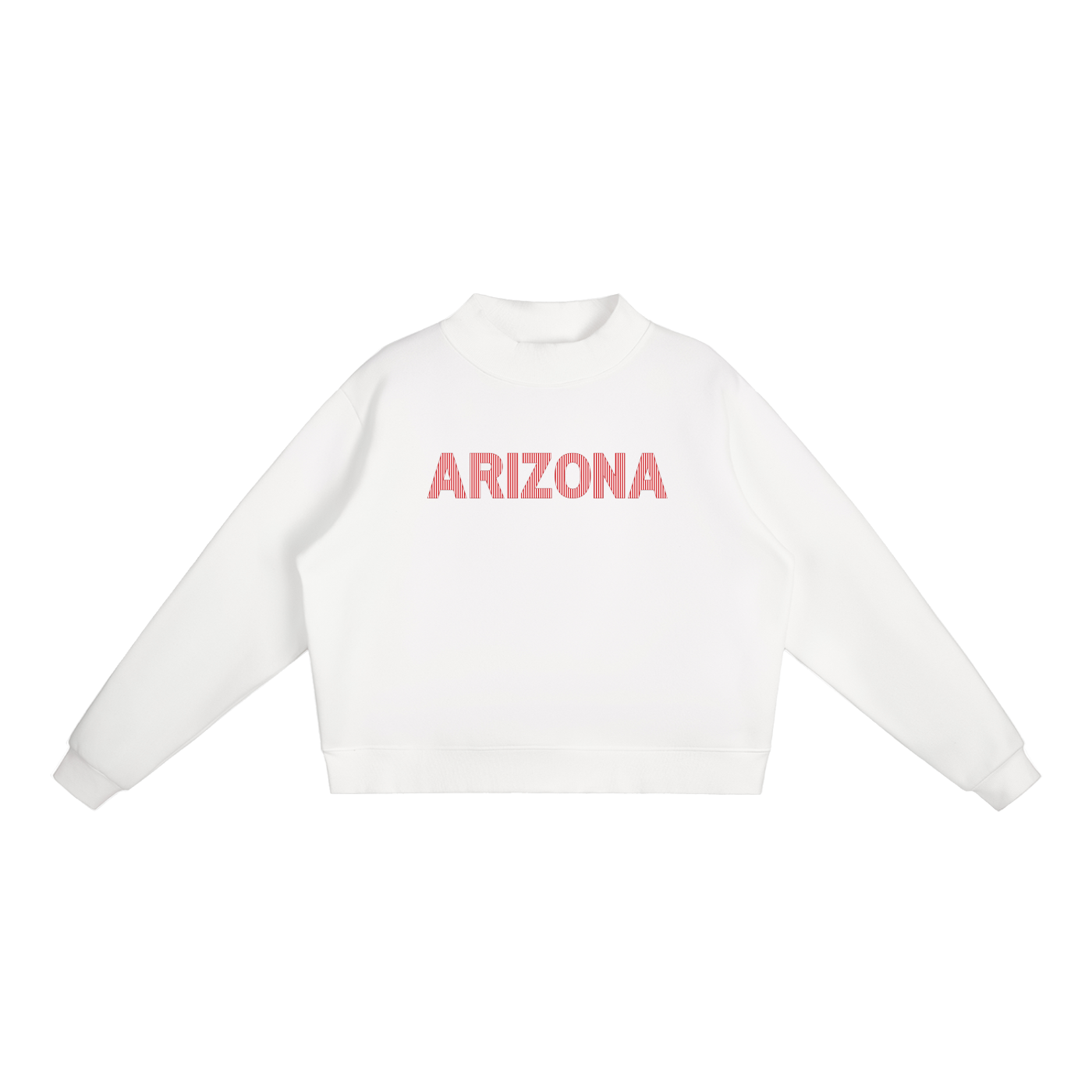 Striped Arizona Mock-Neck