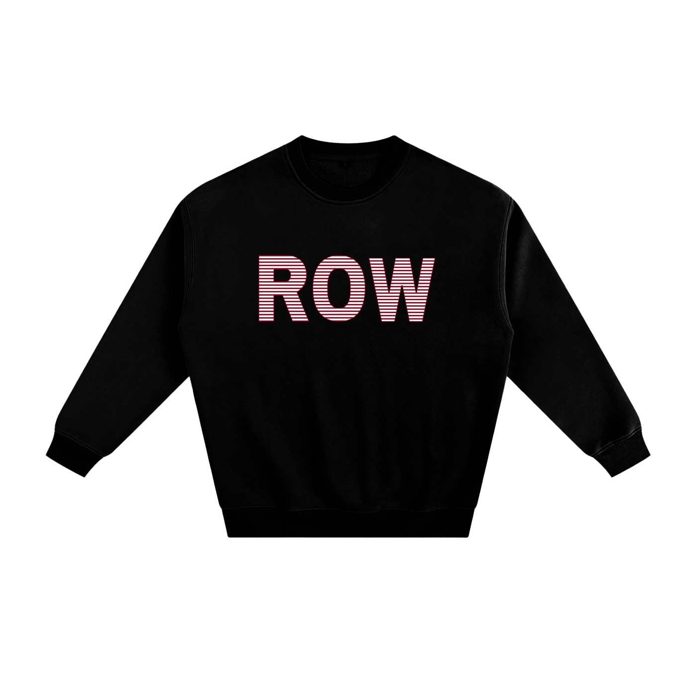 Striped Row Crewneck