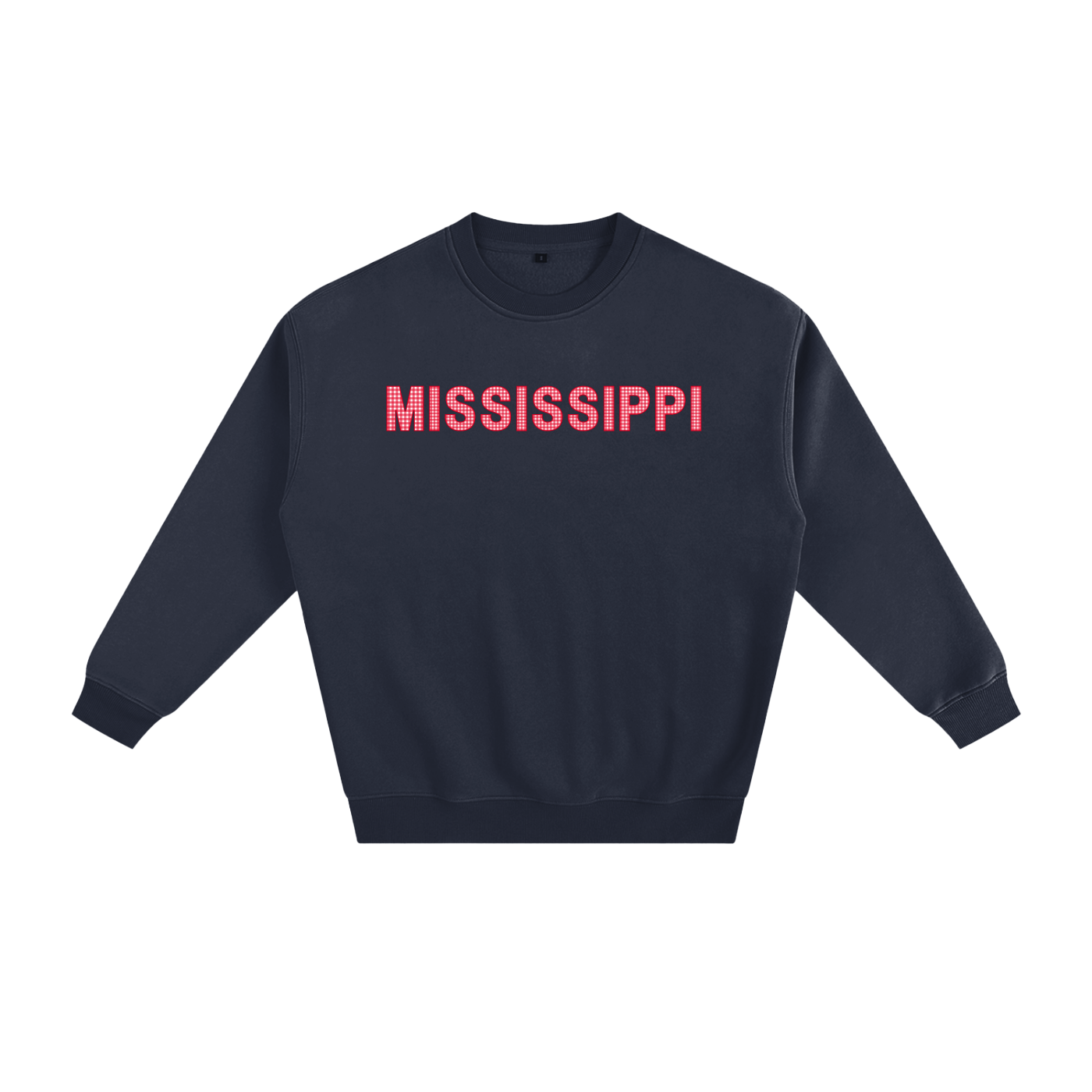 Red Gingham Crewneck