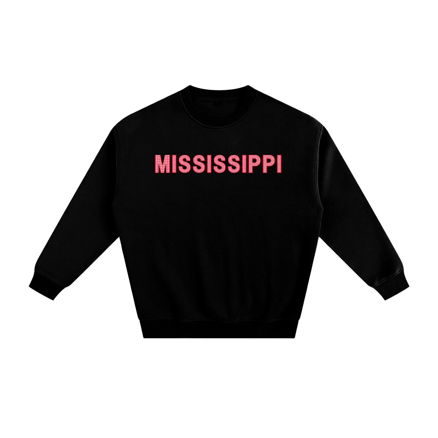 Red Gingham Crewneck