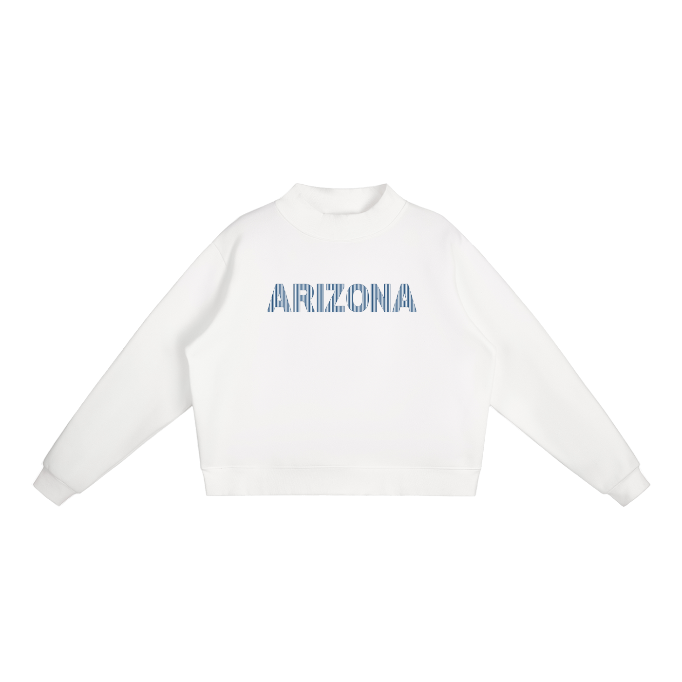 Striped Arizona Mock-Neck