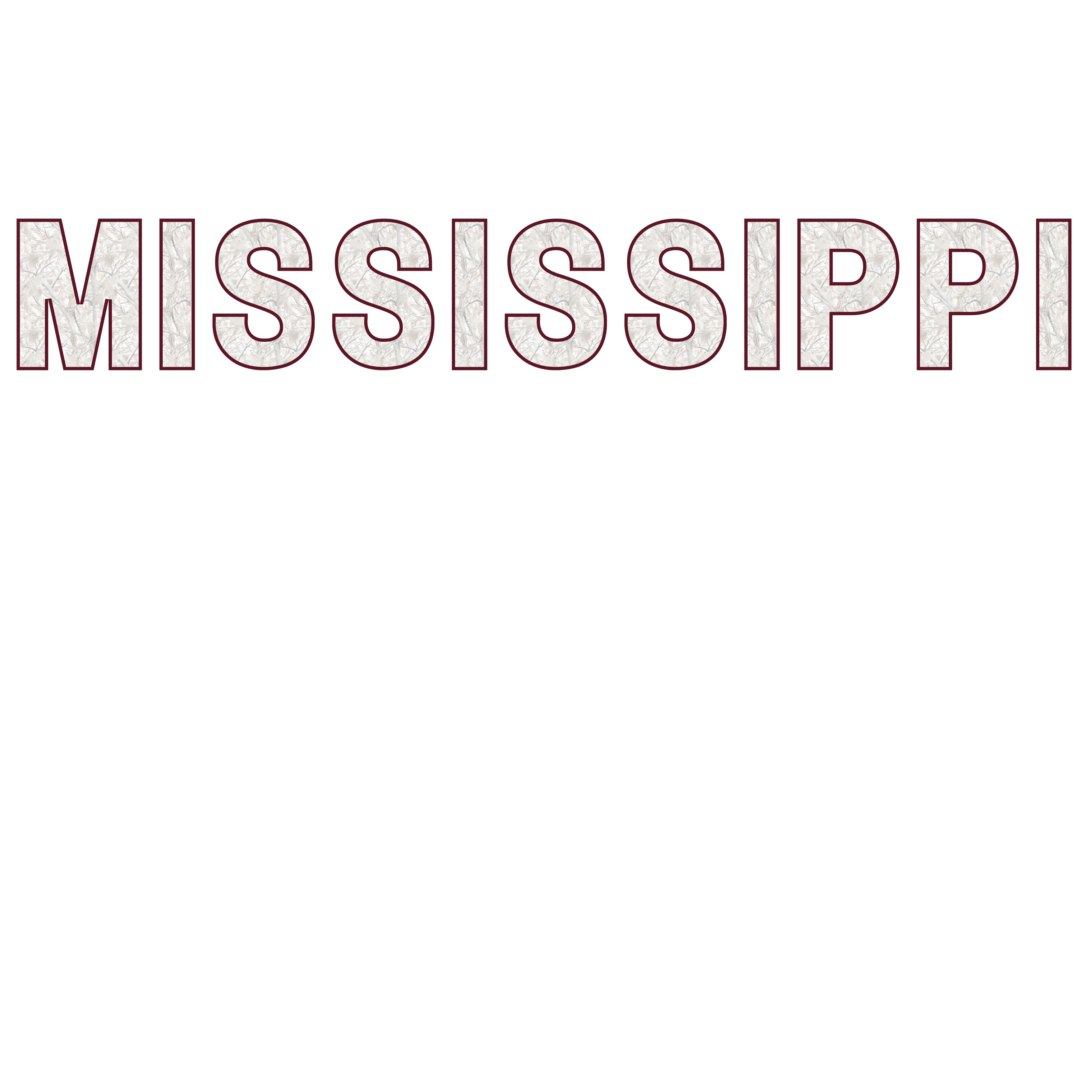 Camo Mississippi Mock Neck