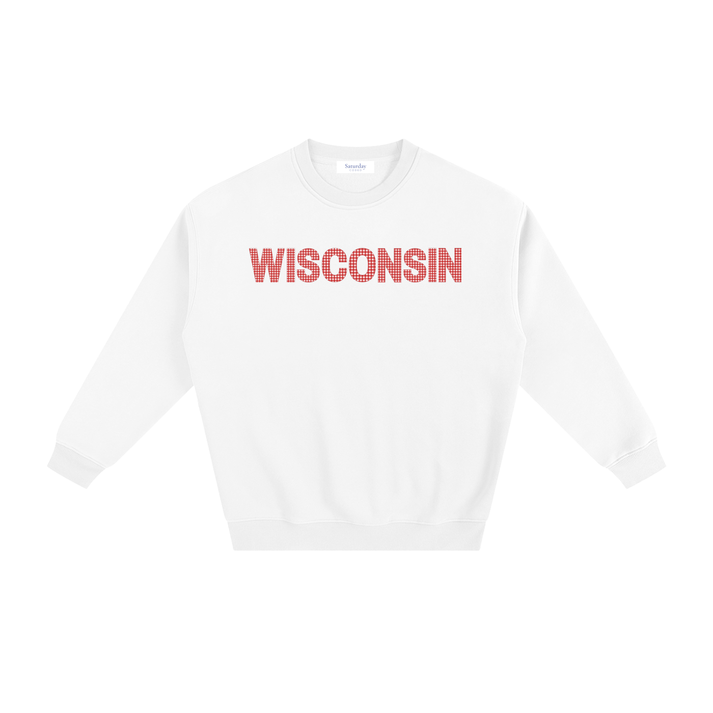Wisconsin Gingham Crewneck