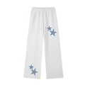 Blue Gingham Sweatpants