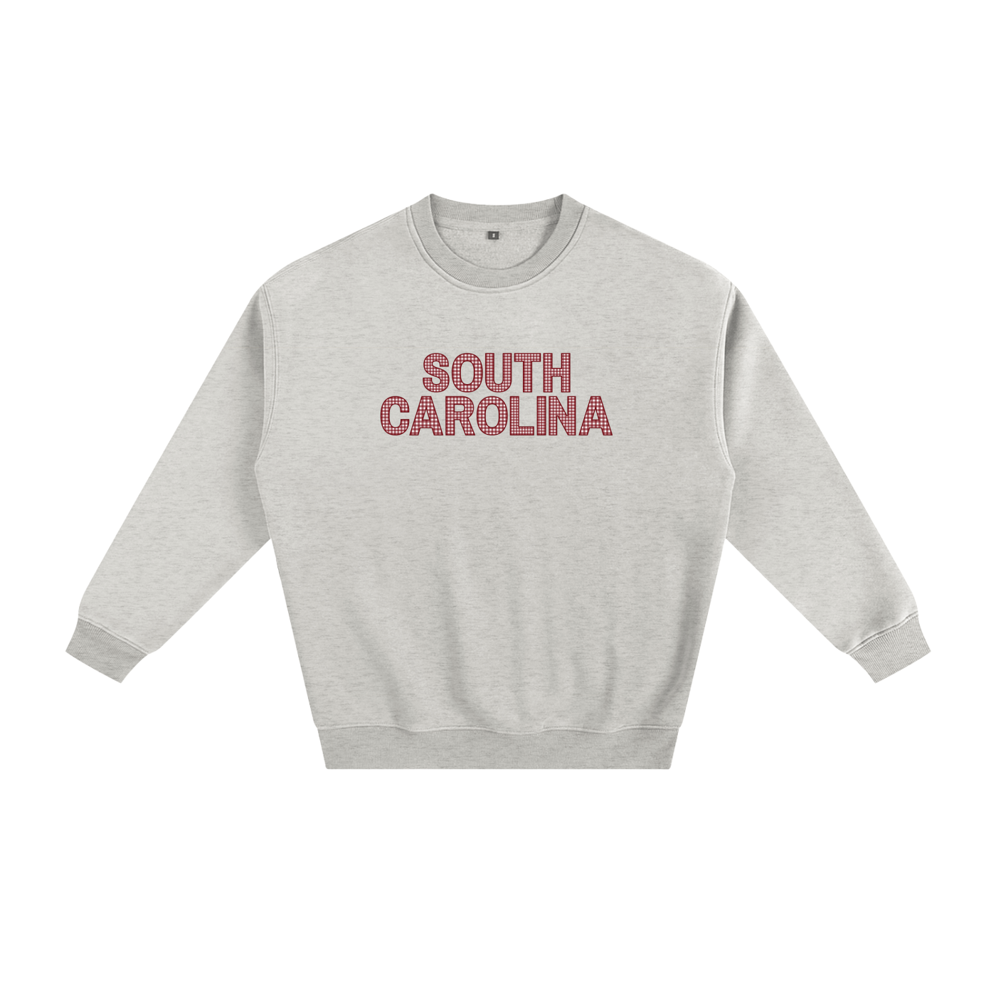 Red Gingham Crewneck