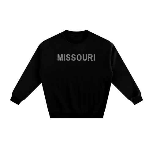 Black Gingham Crewneck