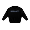 Navy Gingham Crewneck